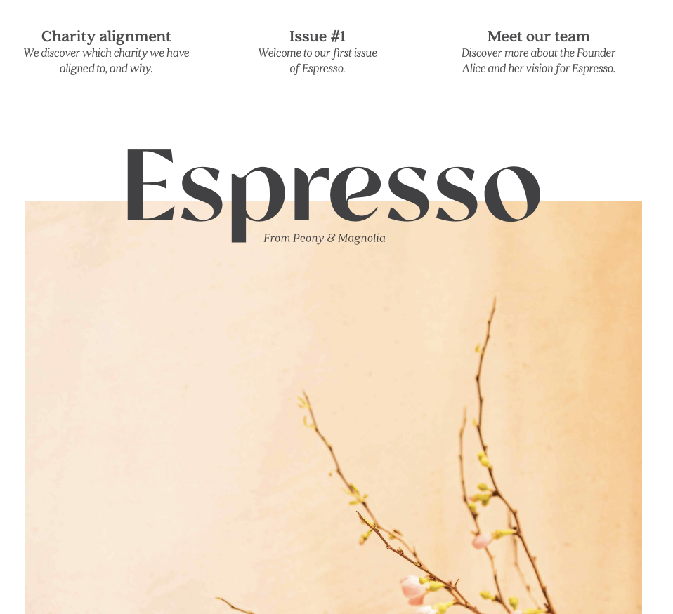 espresso issue 1